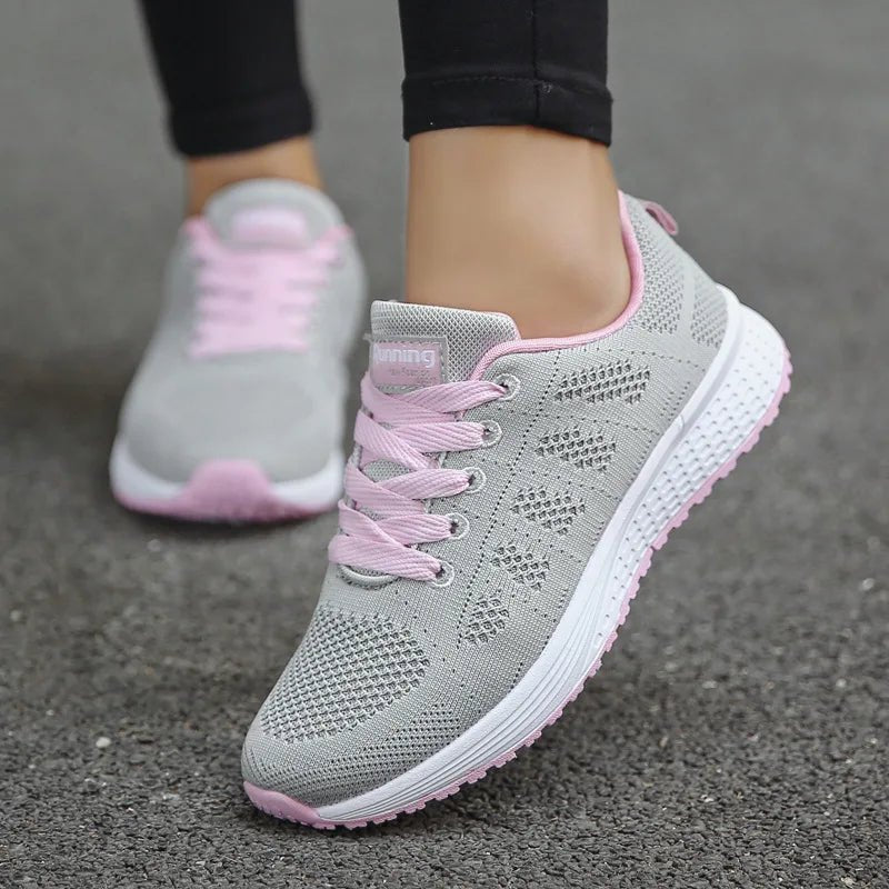 Breathable Mesh Women Sneakers - Nova Shine