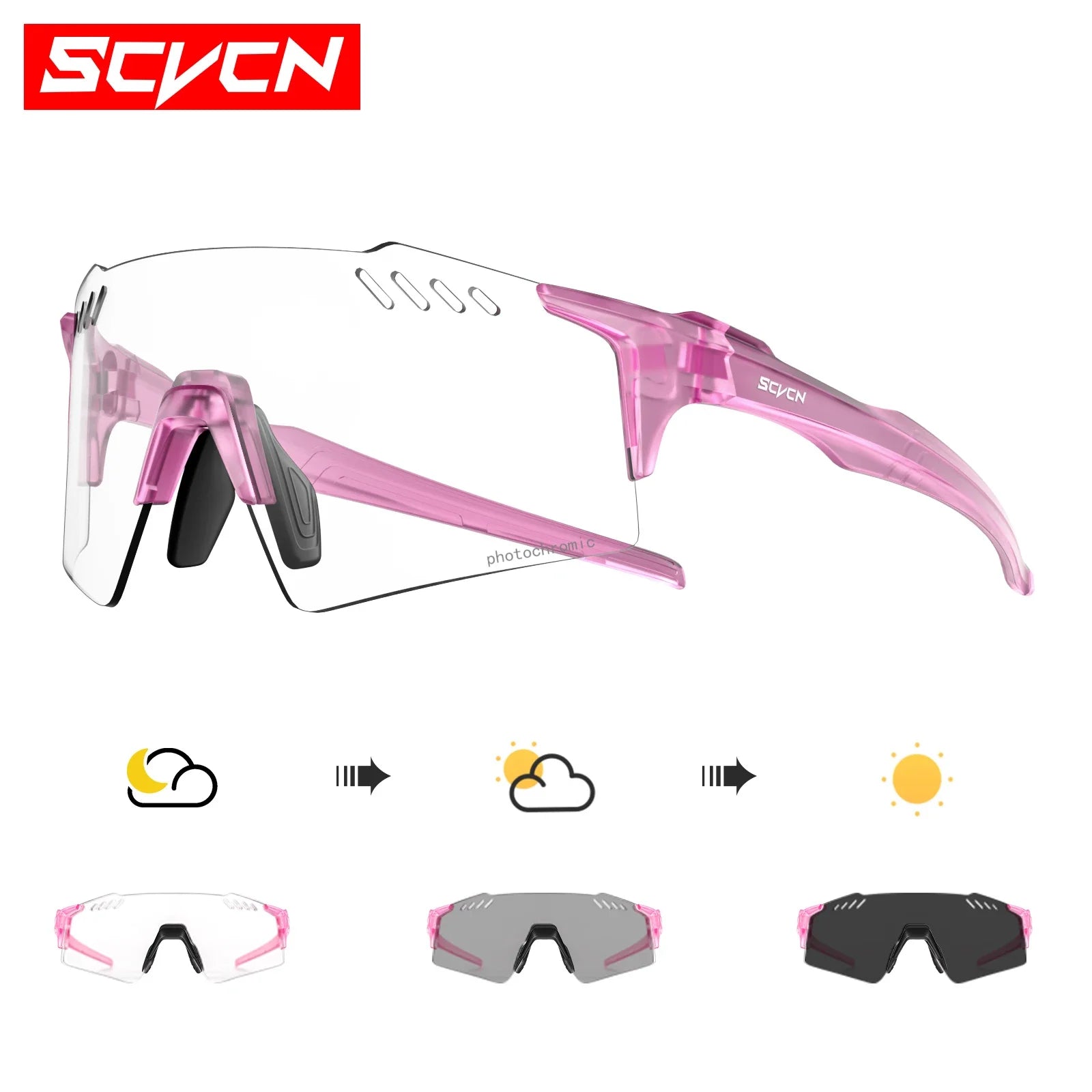 Outdoor Photochromic Cycling Glasses - Nova Shine