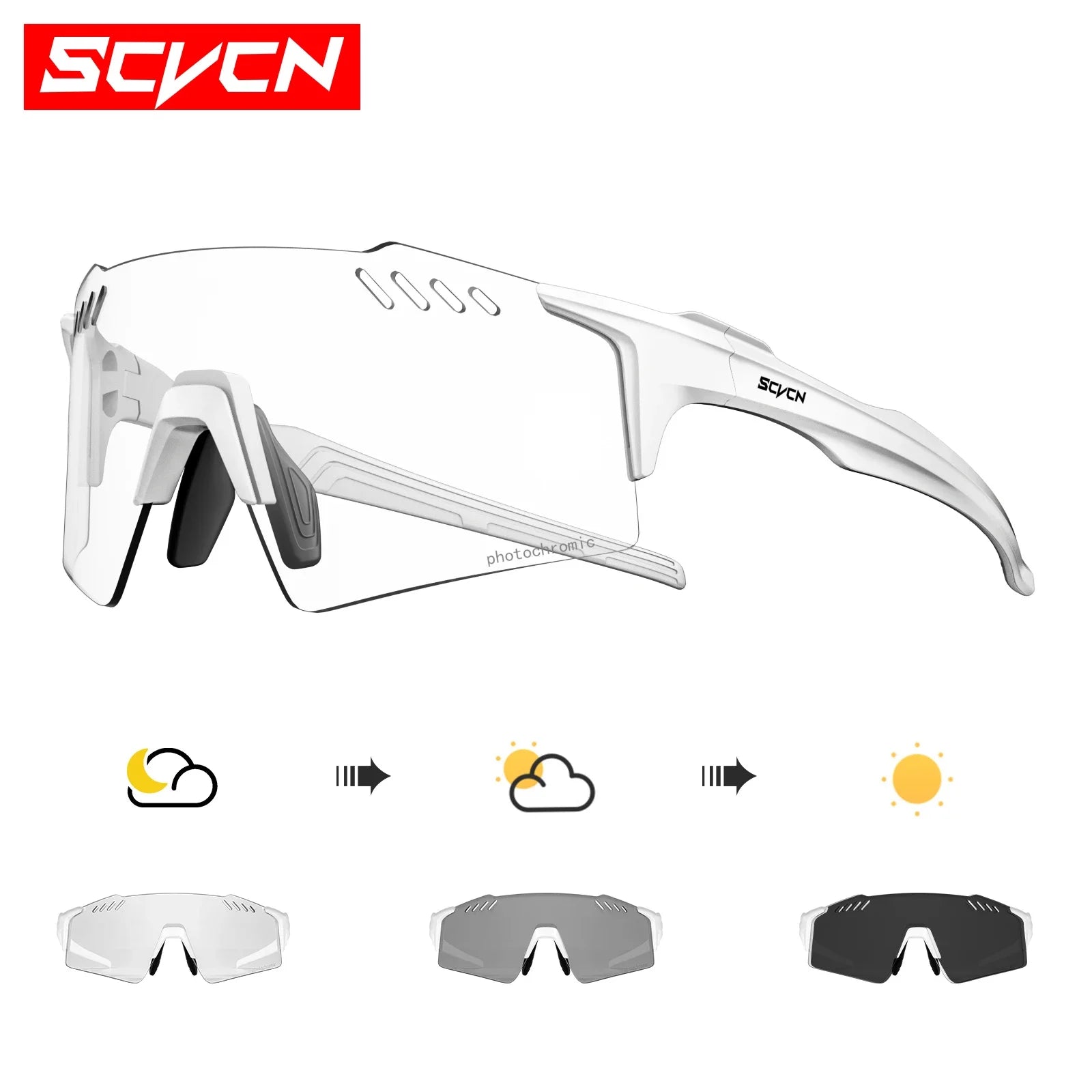 Outdoor Photochromic Cycling Glasses - Nova Shine