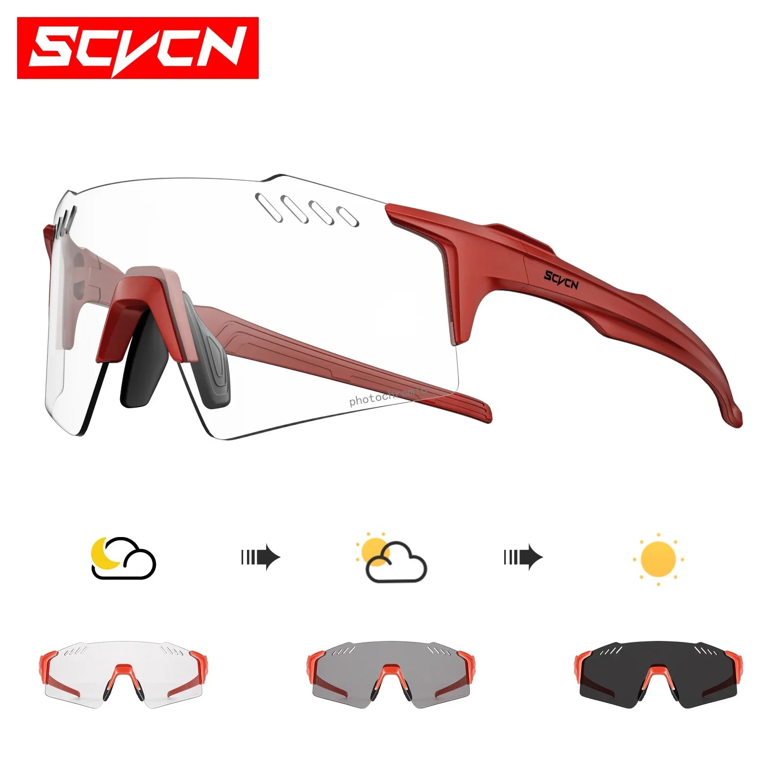 Outdoor Photochromic Cycling Glasses - Nova Shine