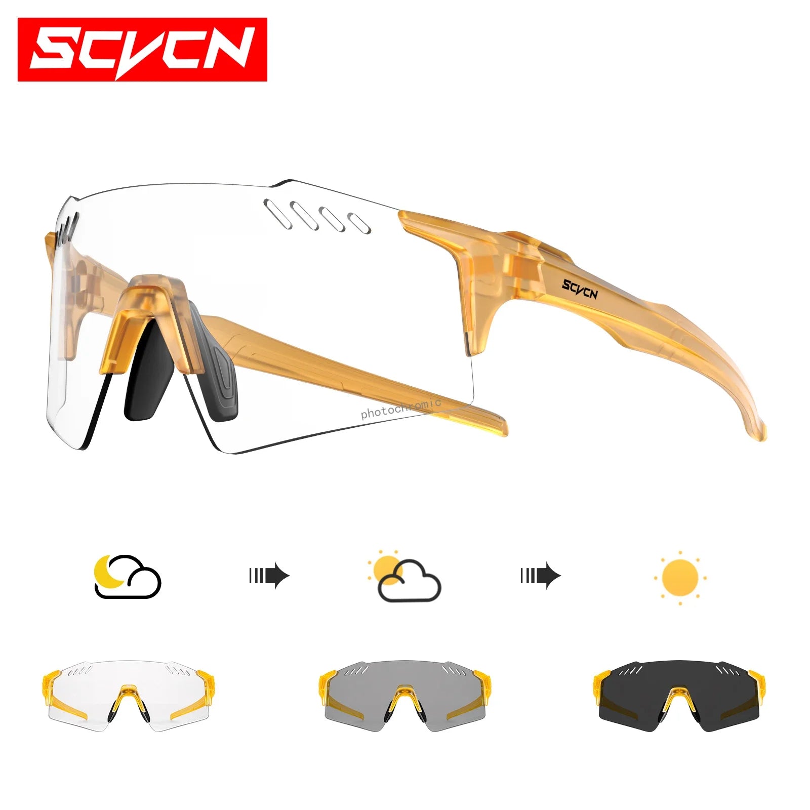 Outdoor Photochromic Cycling Glasses - Nova Shine