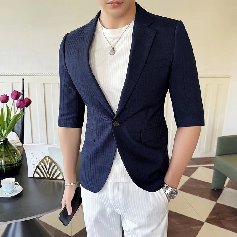 Summer Striped Suit - Nova Shine