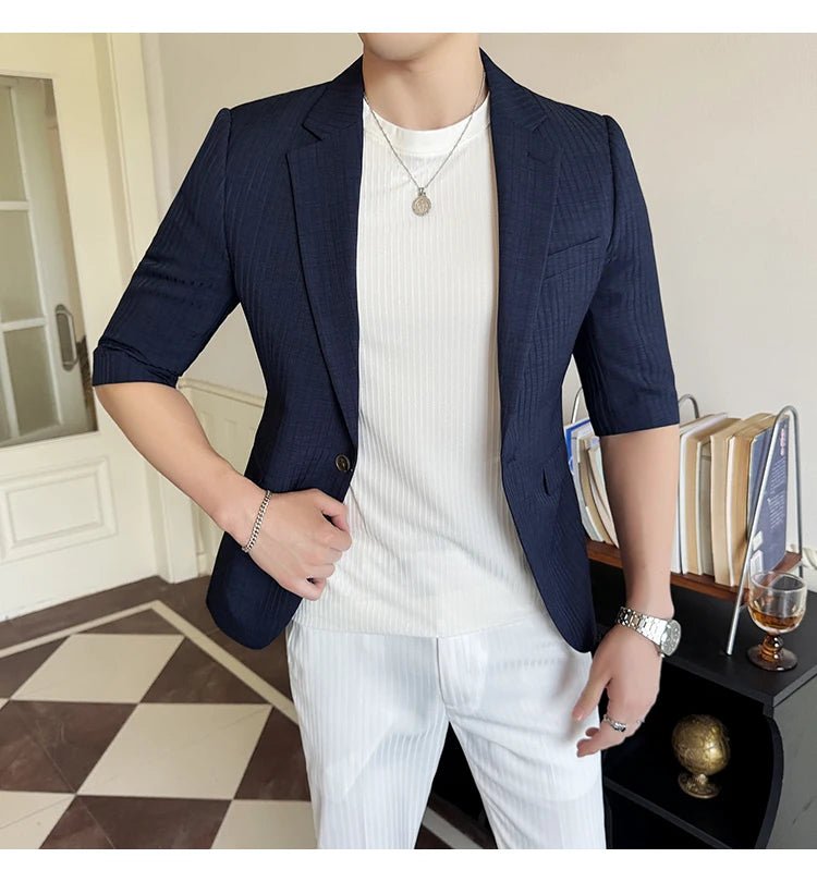Summer Striped Suit - Nova Shine