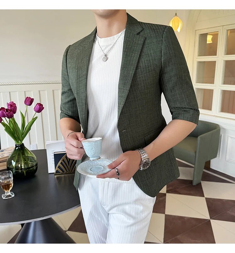 Summer Striped Suit - Nova Shine