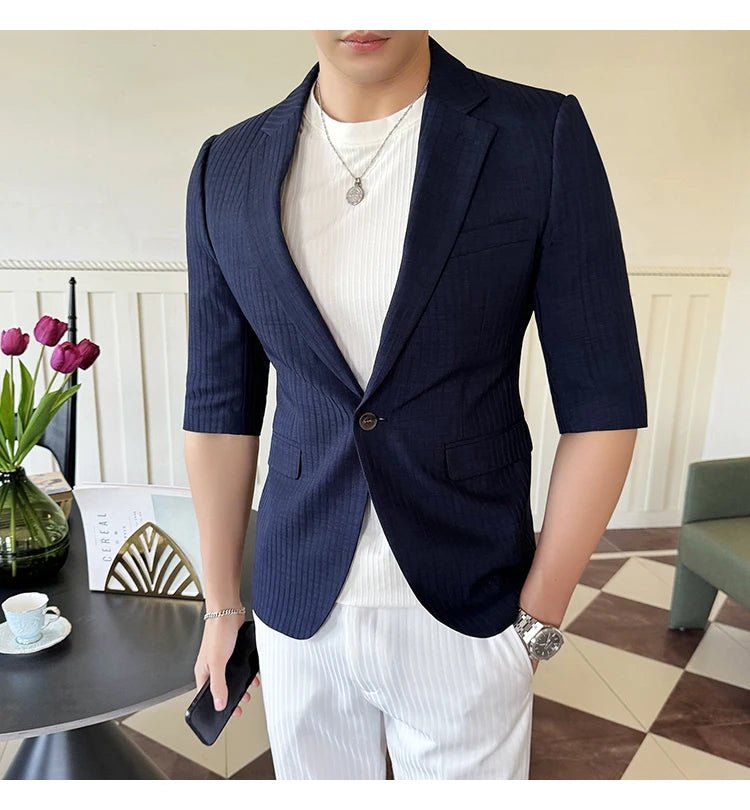 Summer Striped Suit - Nova Shine