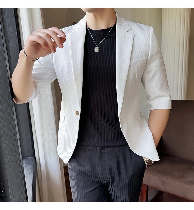 Summer Striped Suit - Nova Shine