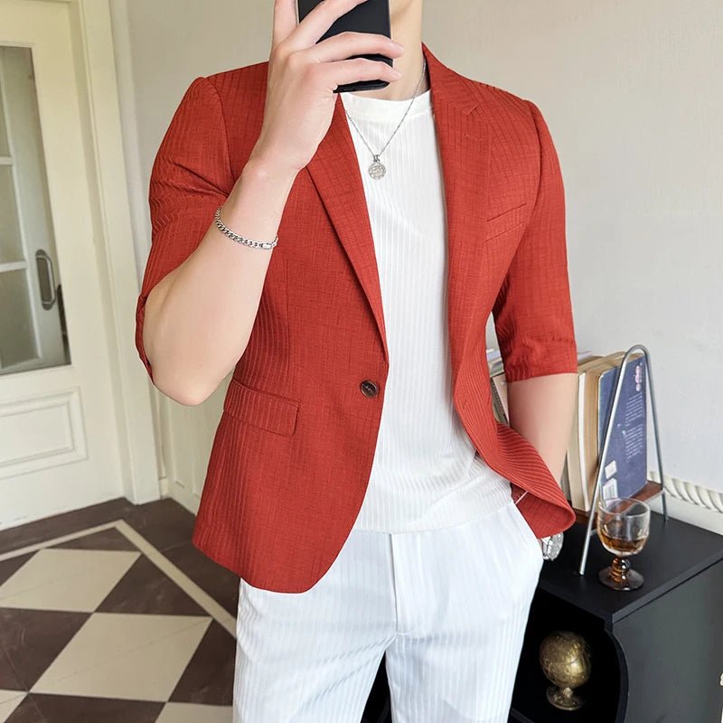 Summer Striped Suit - Nova Shine