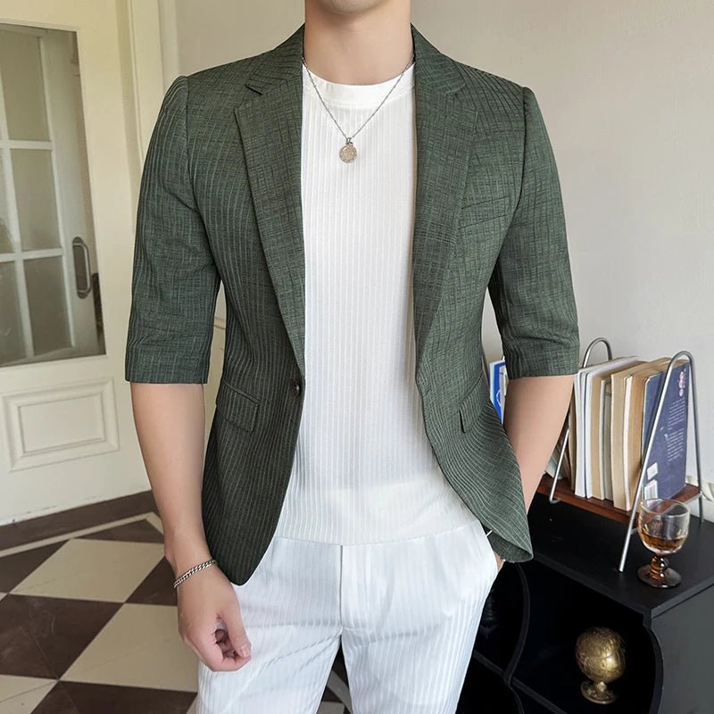 Summer Striped Suit - Nova Shine